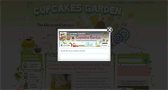 Desktop Screenshot of cupcakesgarden.com